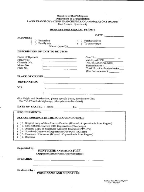 ltfrb online application form.